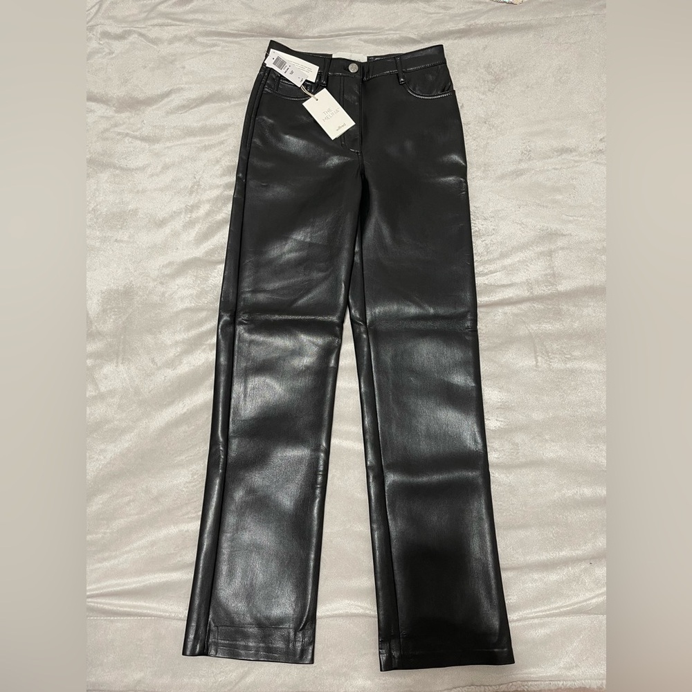 Aritzia The Melina High Waisted Vegan Leather Pants